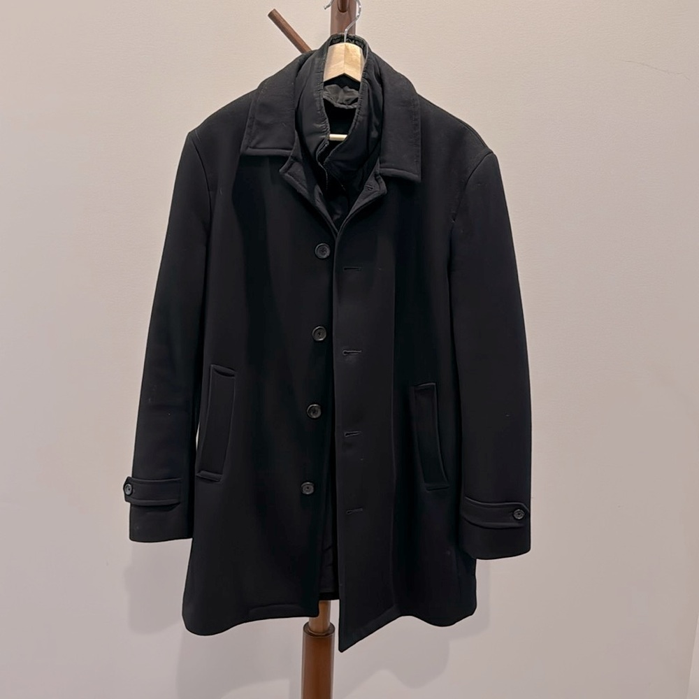 BANANA REPUBLIC Water Resistant Coat with Detachable Collar Lining
